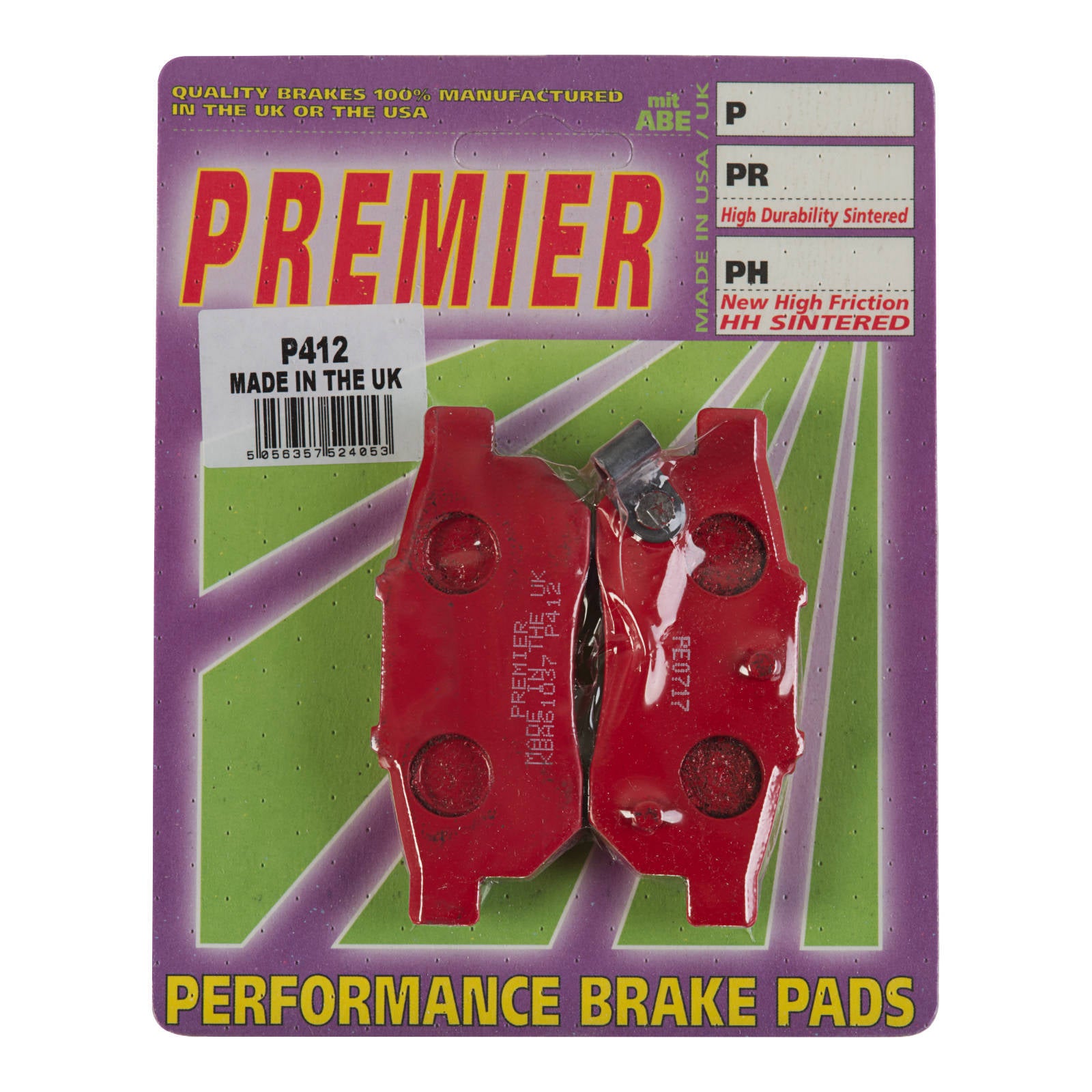 Premier Brake Pads P Organic Standard
