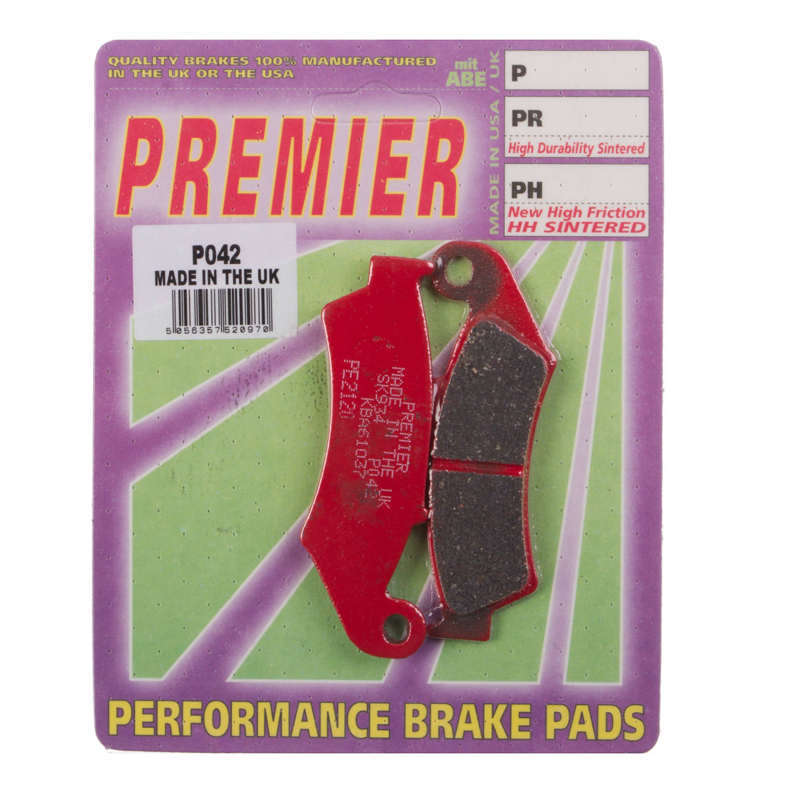 Premier Brake Pads P Organic Standard
