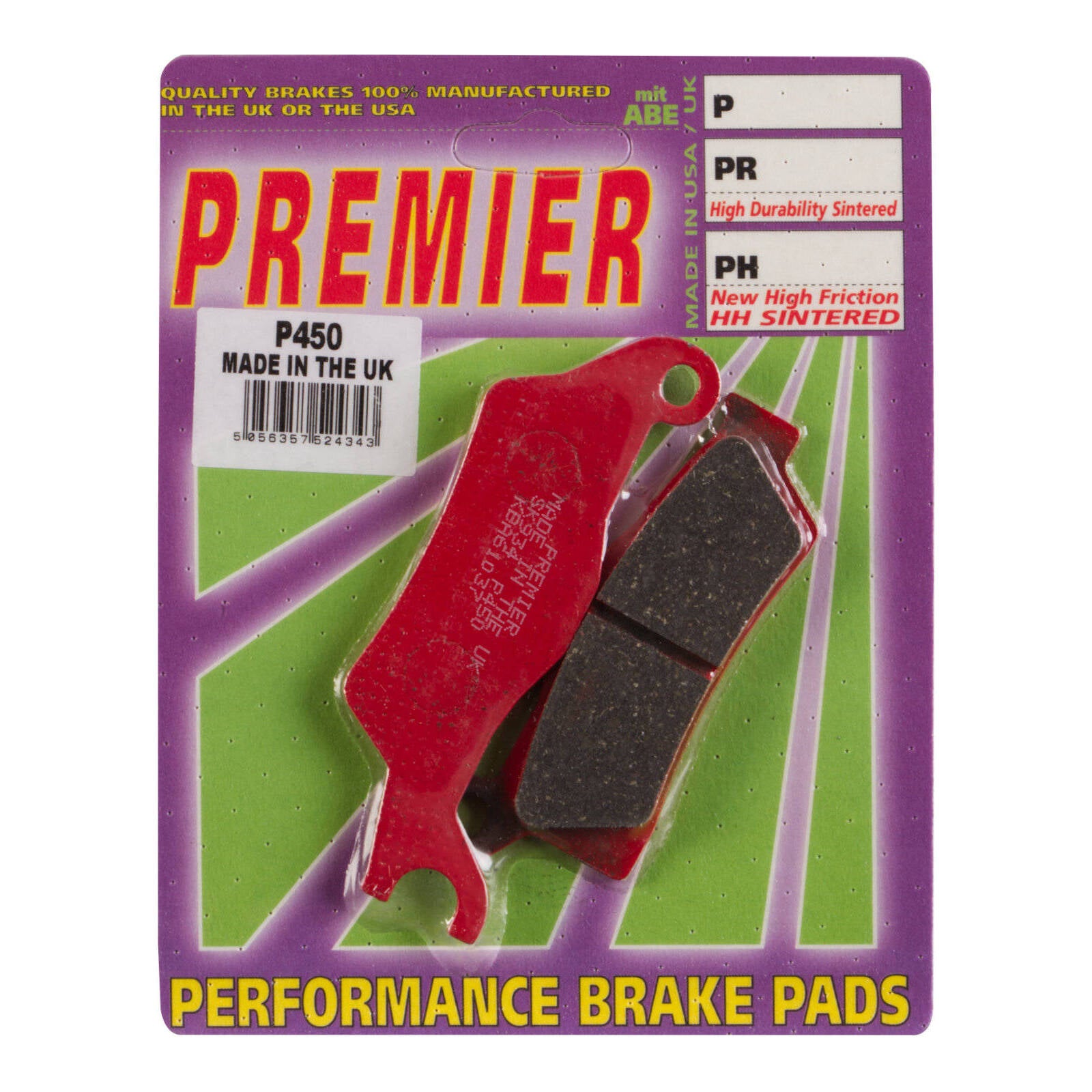 Premier Brake Pads P Organic Standard