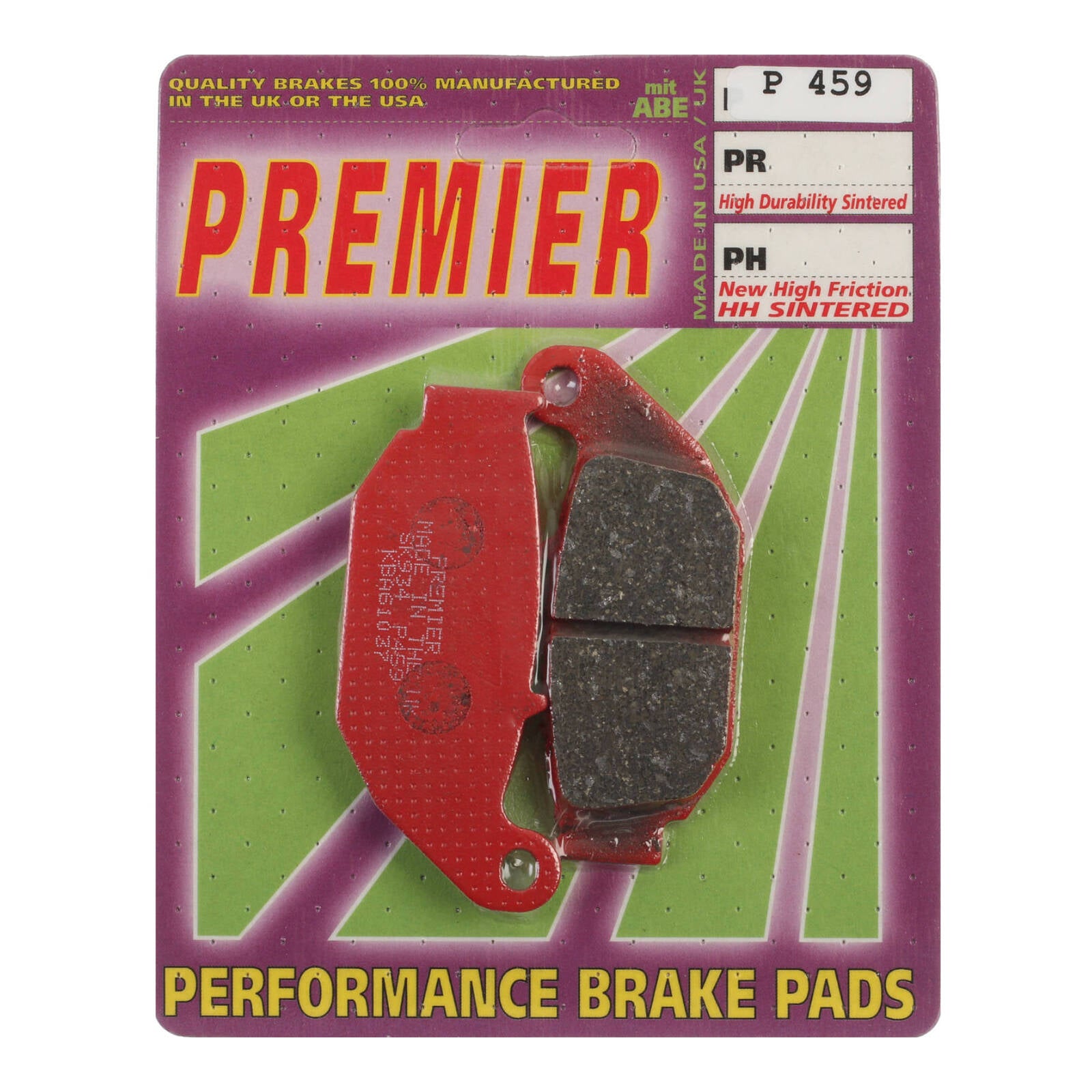 Premier Brake Pads P Organic Standard