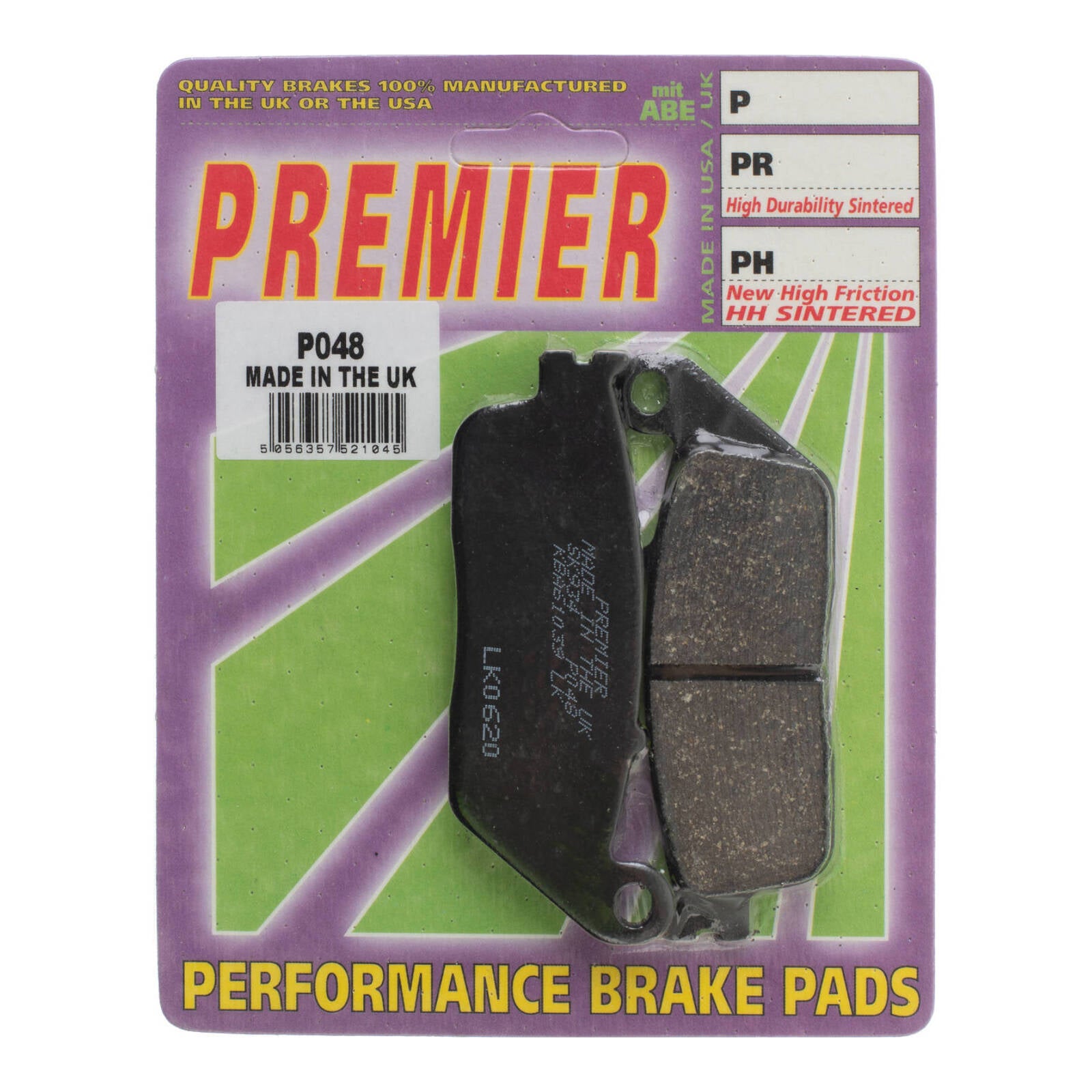 Premier Brake Pads P Organic Standard
