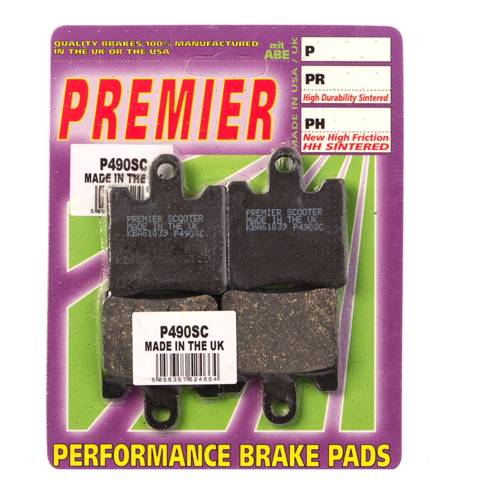 Premier Brake Pads P Sc Organic Scooter