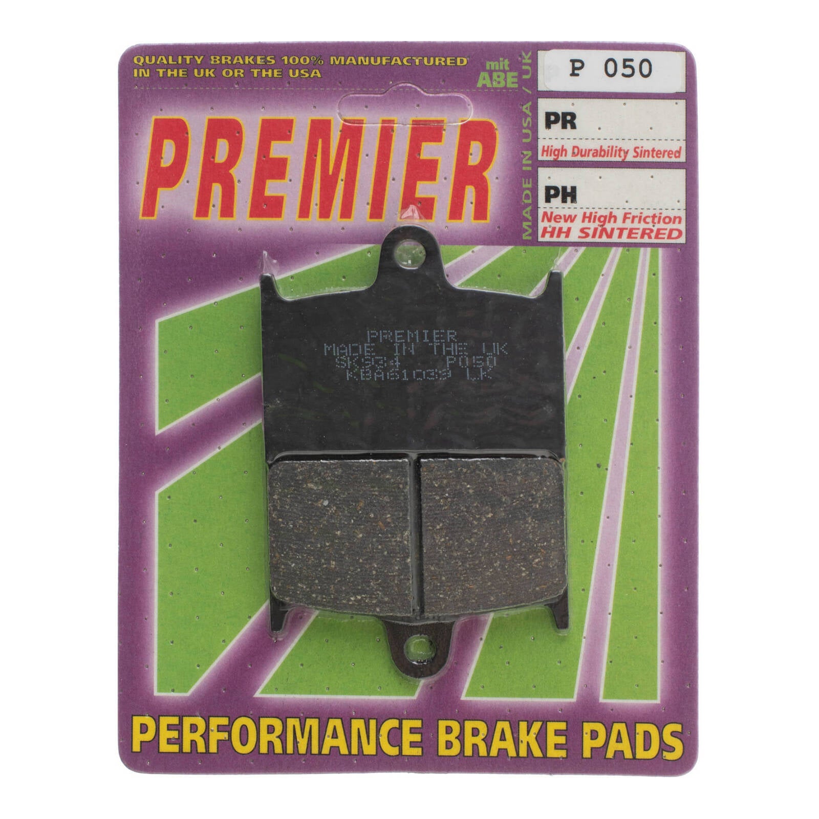 Premier Brake Pads P Organic Standard
