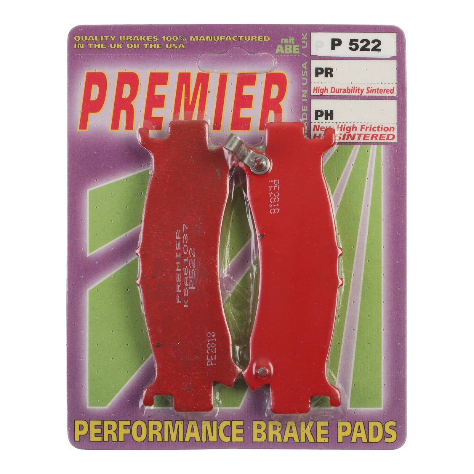 Premier Brake Pads P Organic Standard