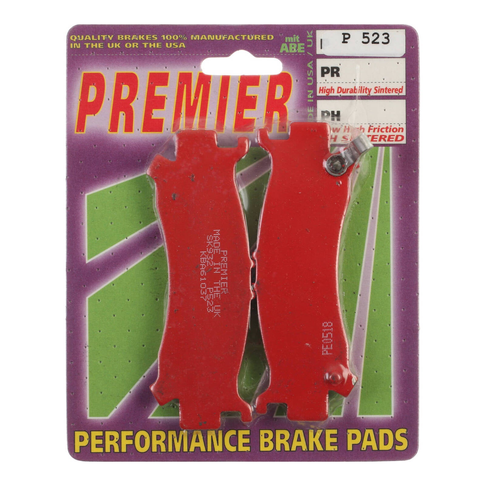 Premier Brake Pads P Organic Standard