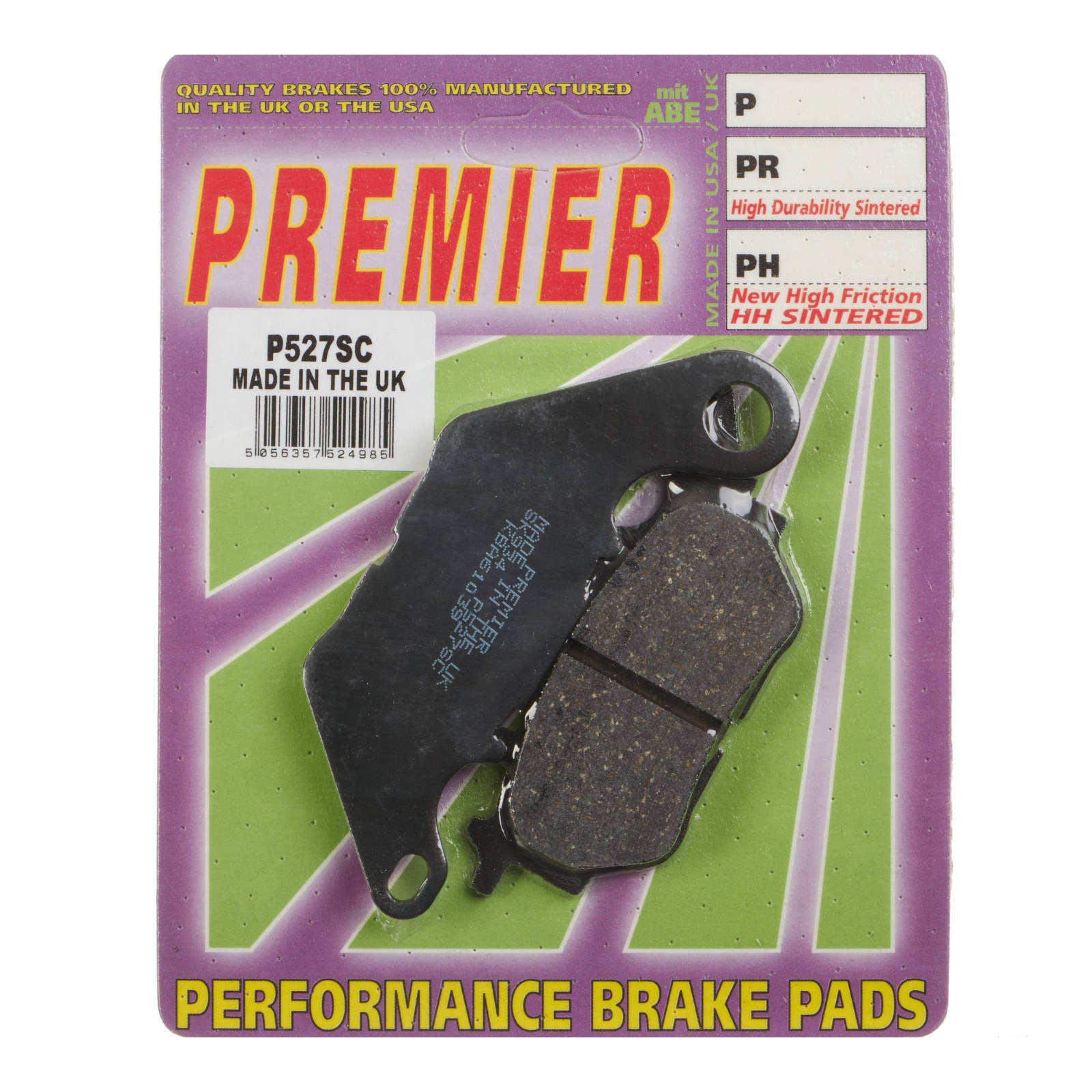 Premier Brake Pads P Sc Organic Scooter