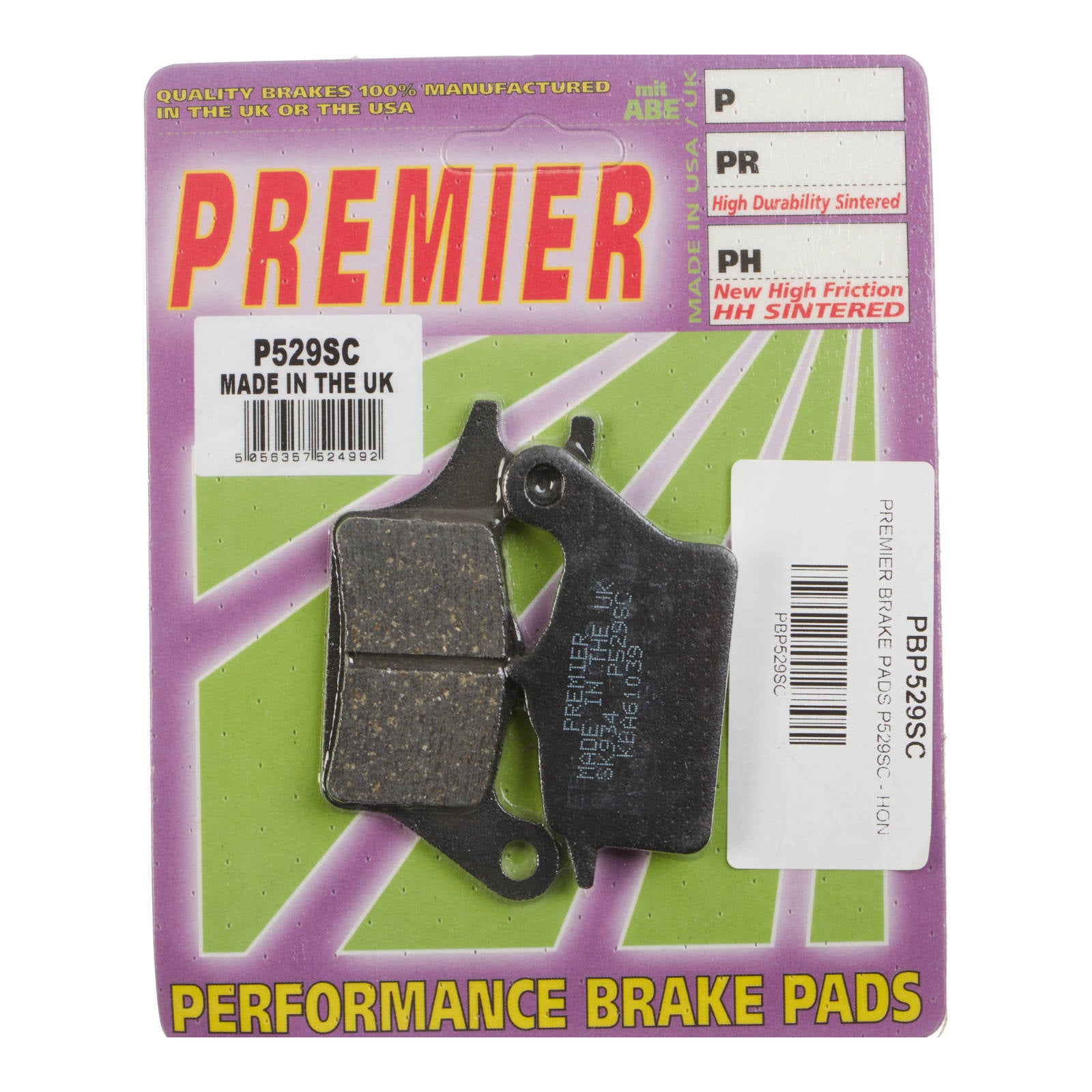 Premier Brake Pads P Sc Organic Scooter