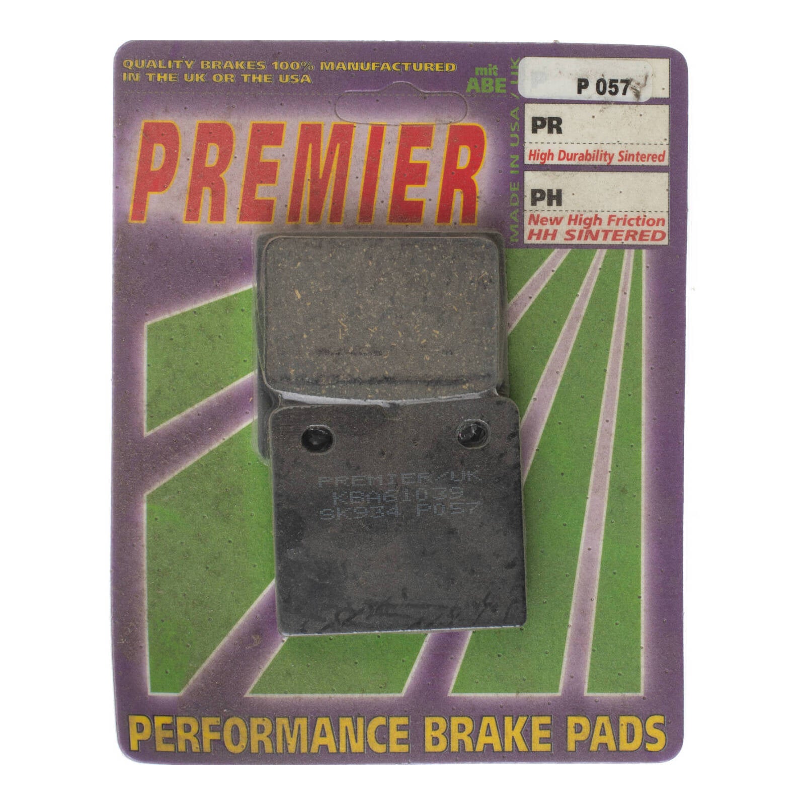 Premier Brake Pads P Organic Standard