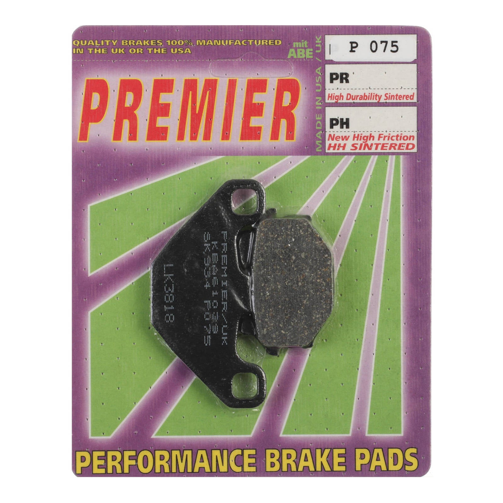 Premier Brake Pads P Organic Standard