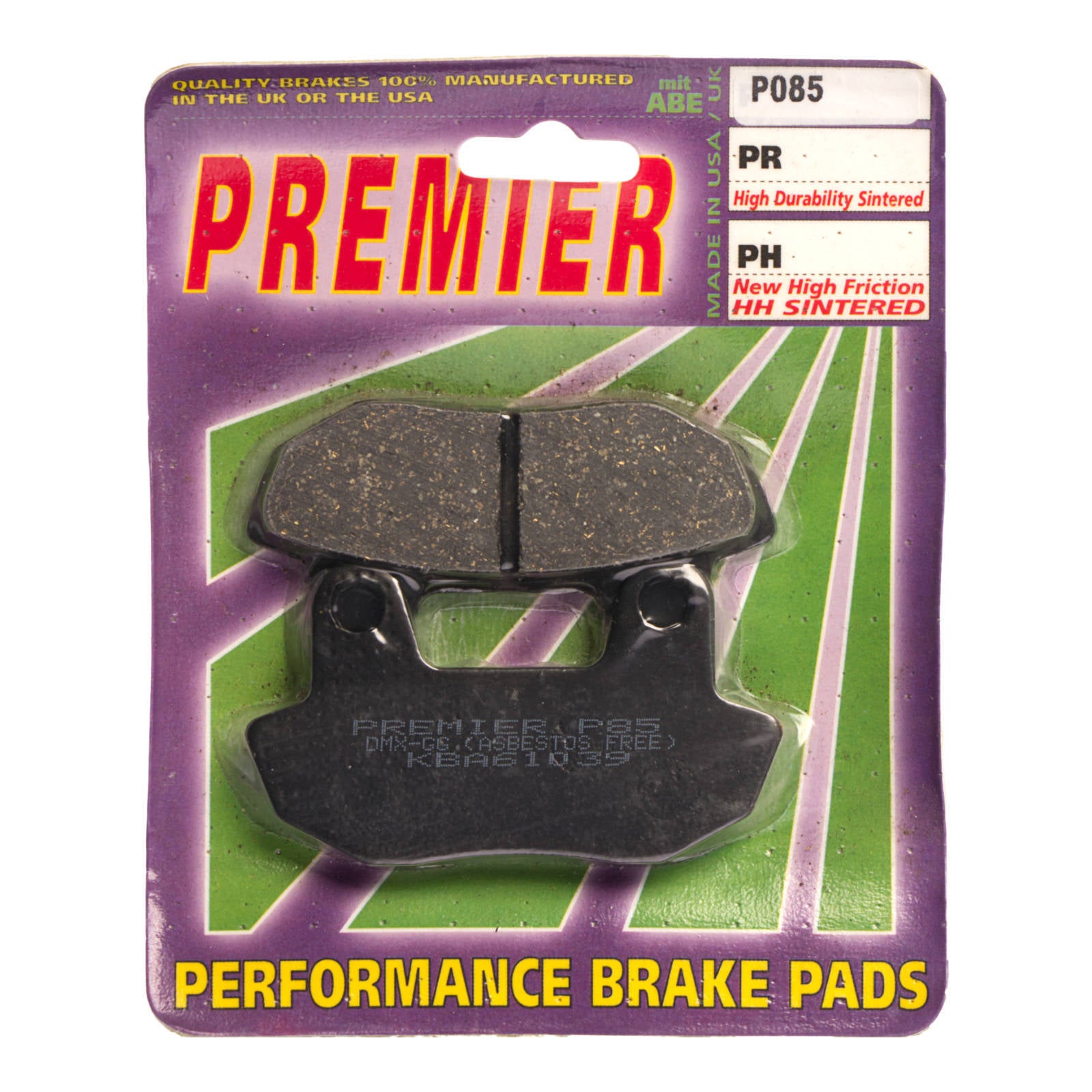 Premier Brake Pads P Organic Standard