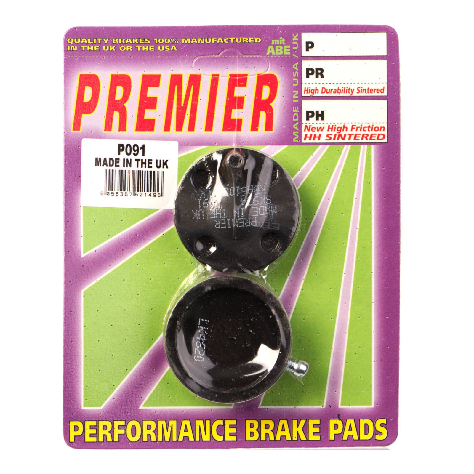 Premier Brake Pads P Organic Standard