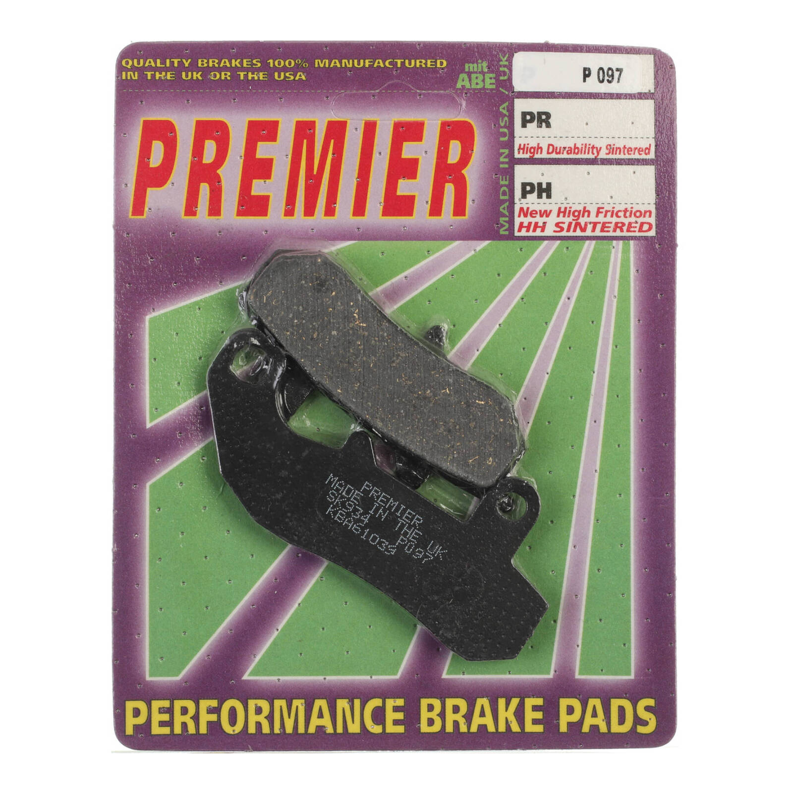 Premier Brake Pads P Organic Standard