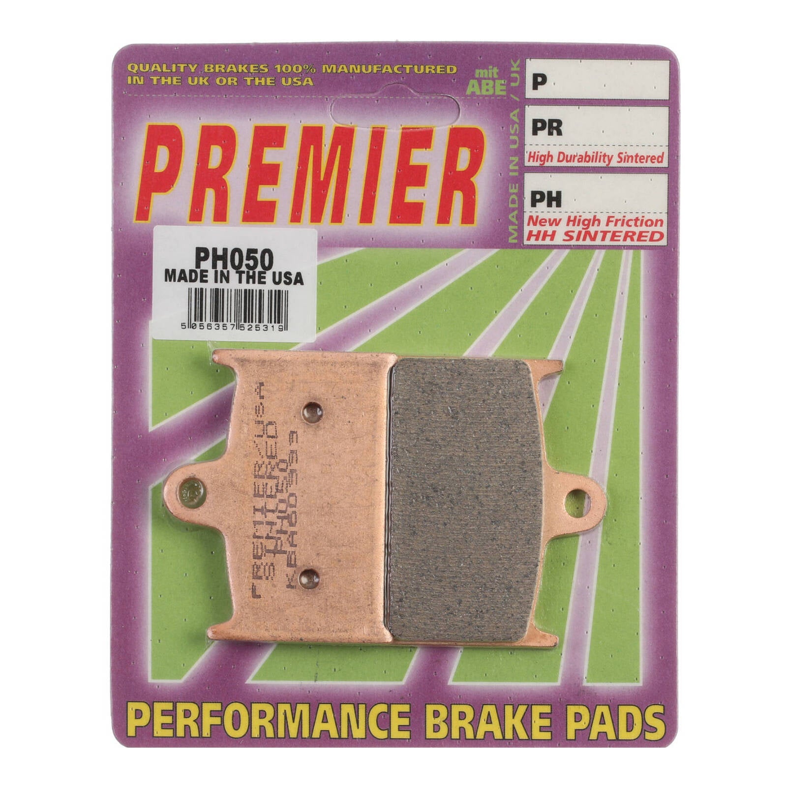 Premier Brake Pads PH Street Sintered Gf017S3