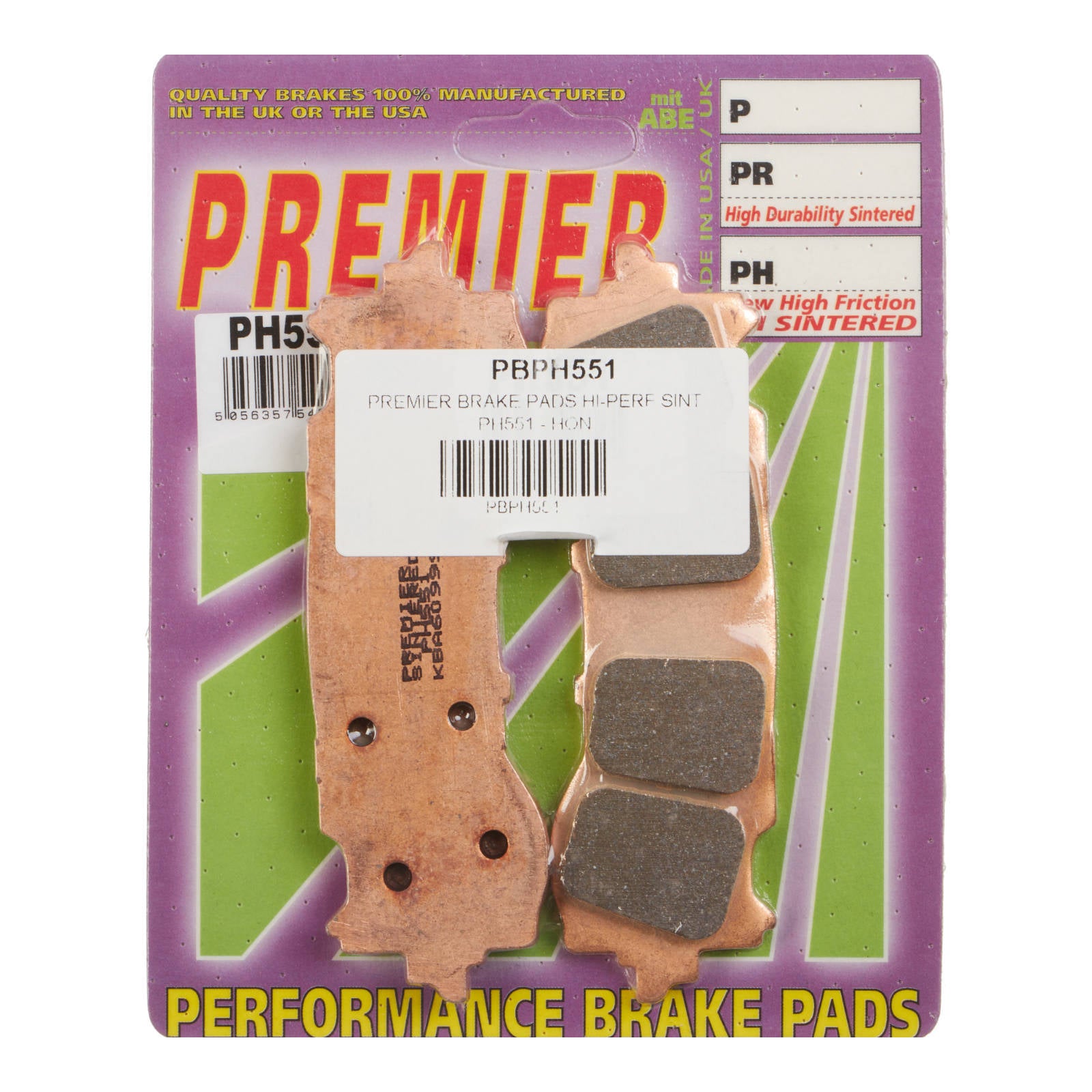 Premier Brake Pads PH Street Sintered