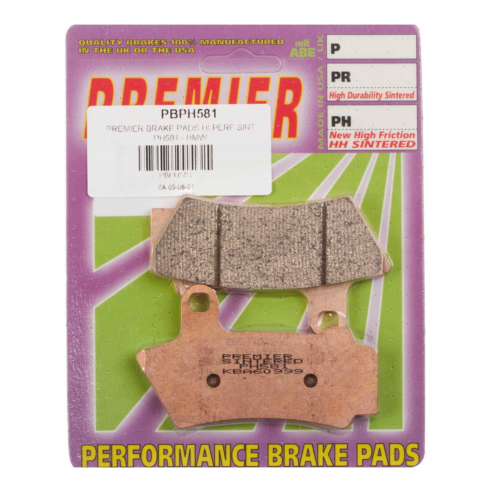Premier Brake Pads PH Street Sintered