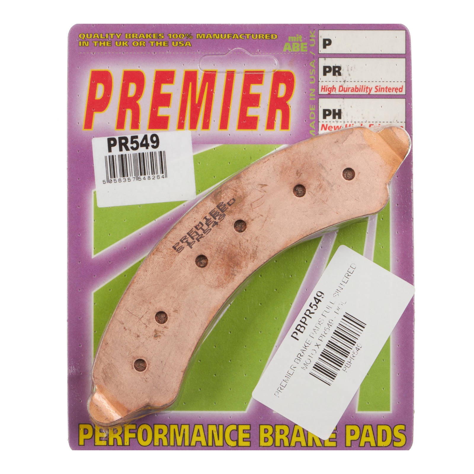 Premier Brake Pads PR Off Road Sintered