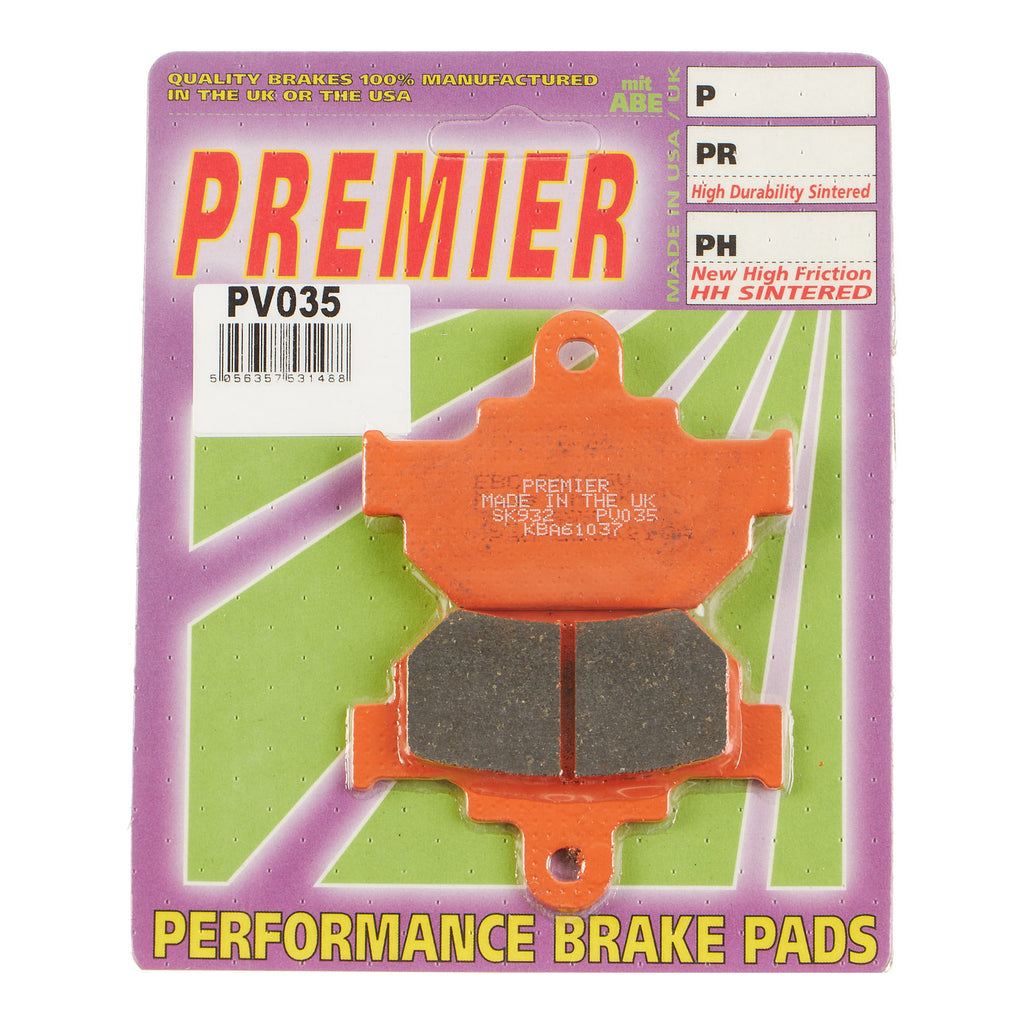 Premier Brake Pads Pv Semi Sintered