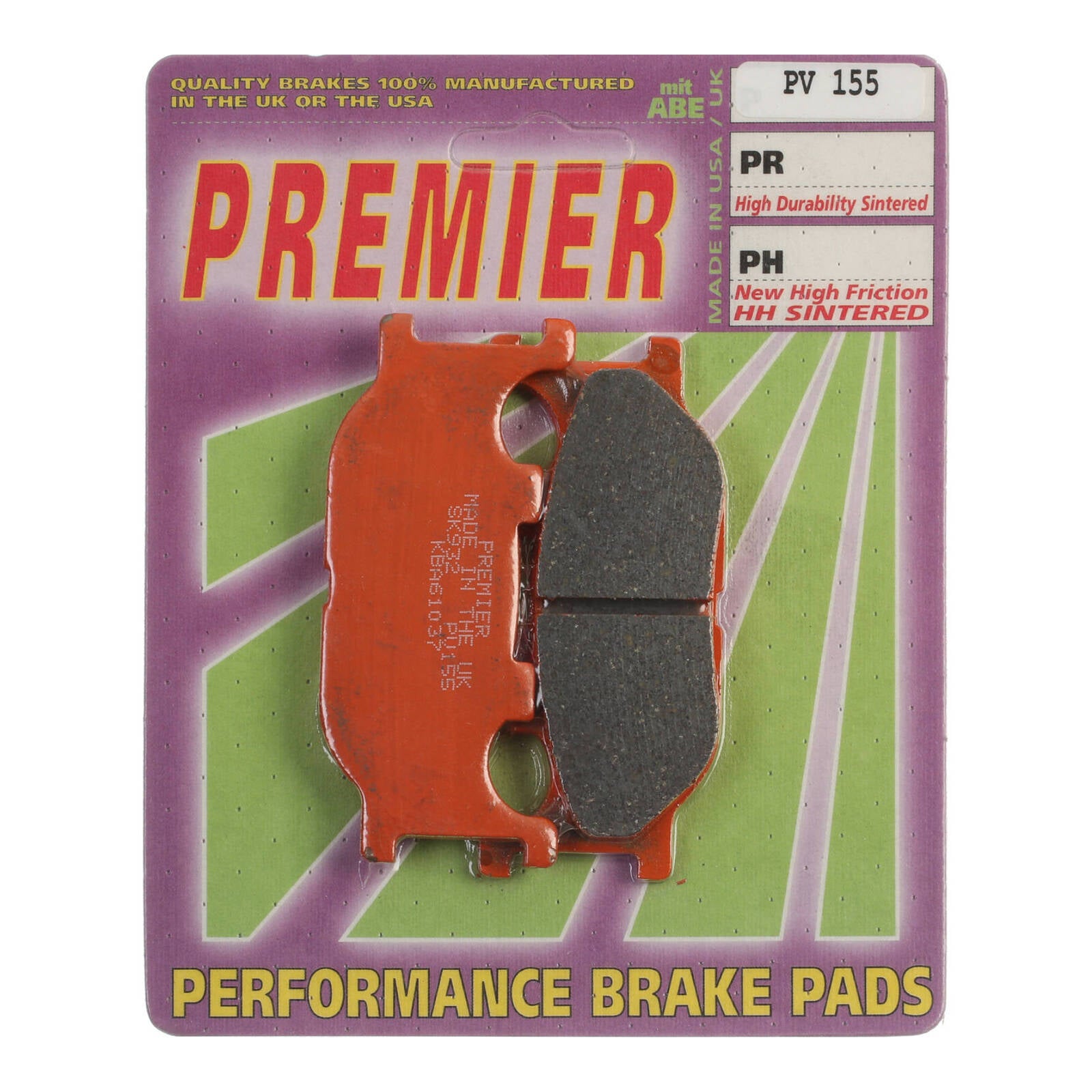 Premier Brake Pads Pv Semi Sintered