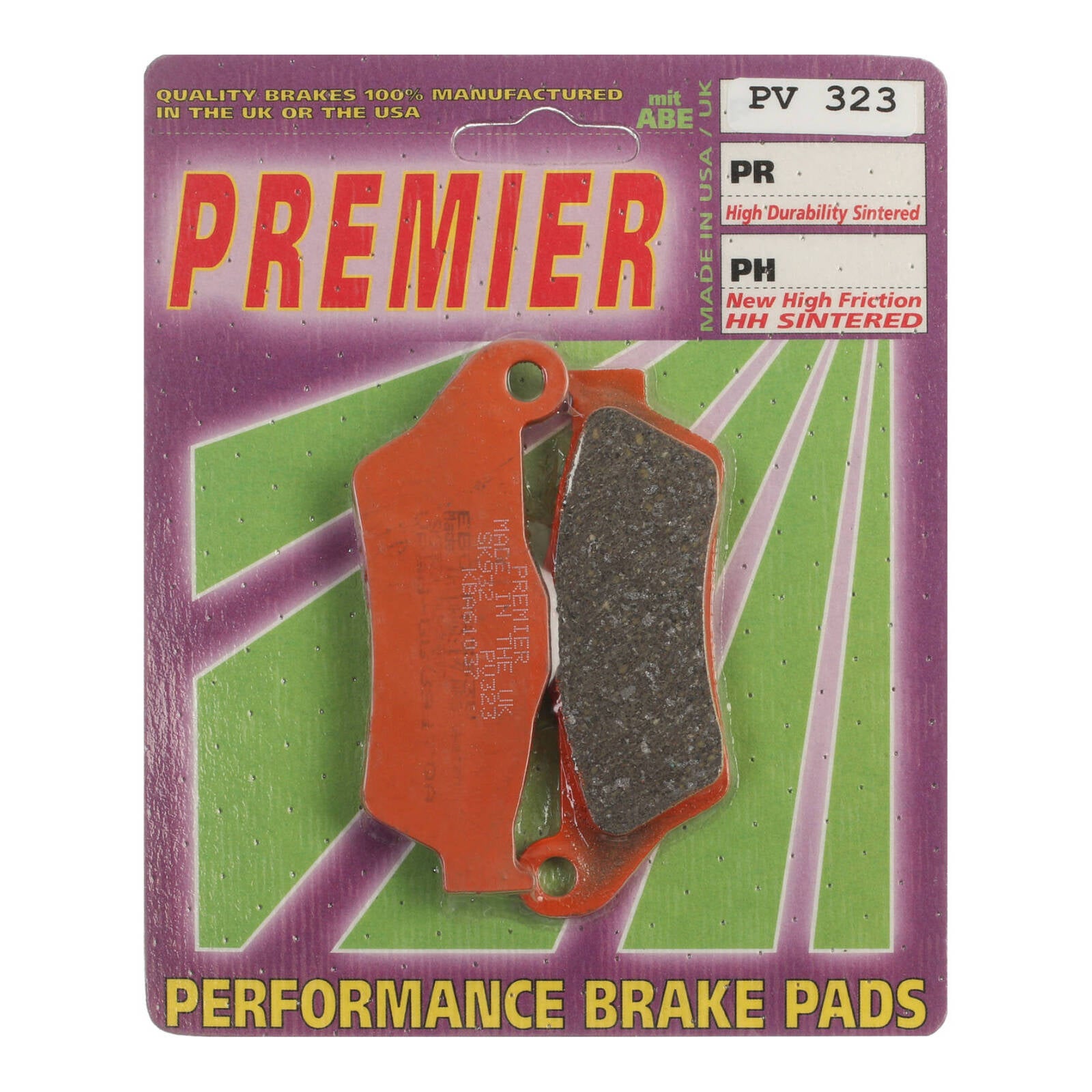 Premier Brake Pads Pv Semi Sintered