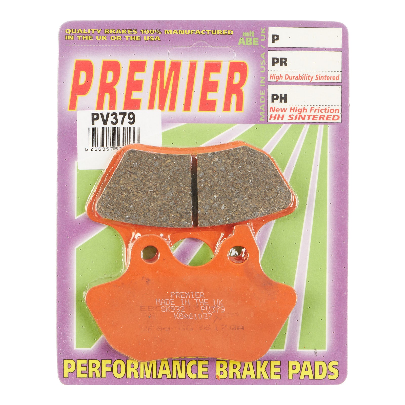 Premier Brake Pads Pv Semi Sintered