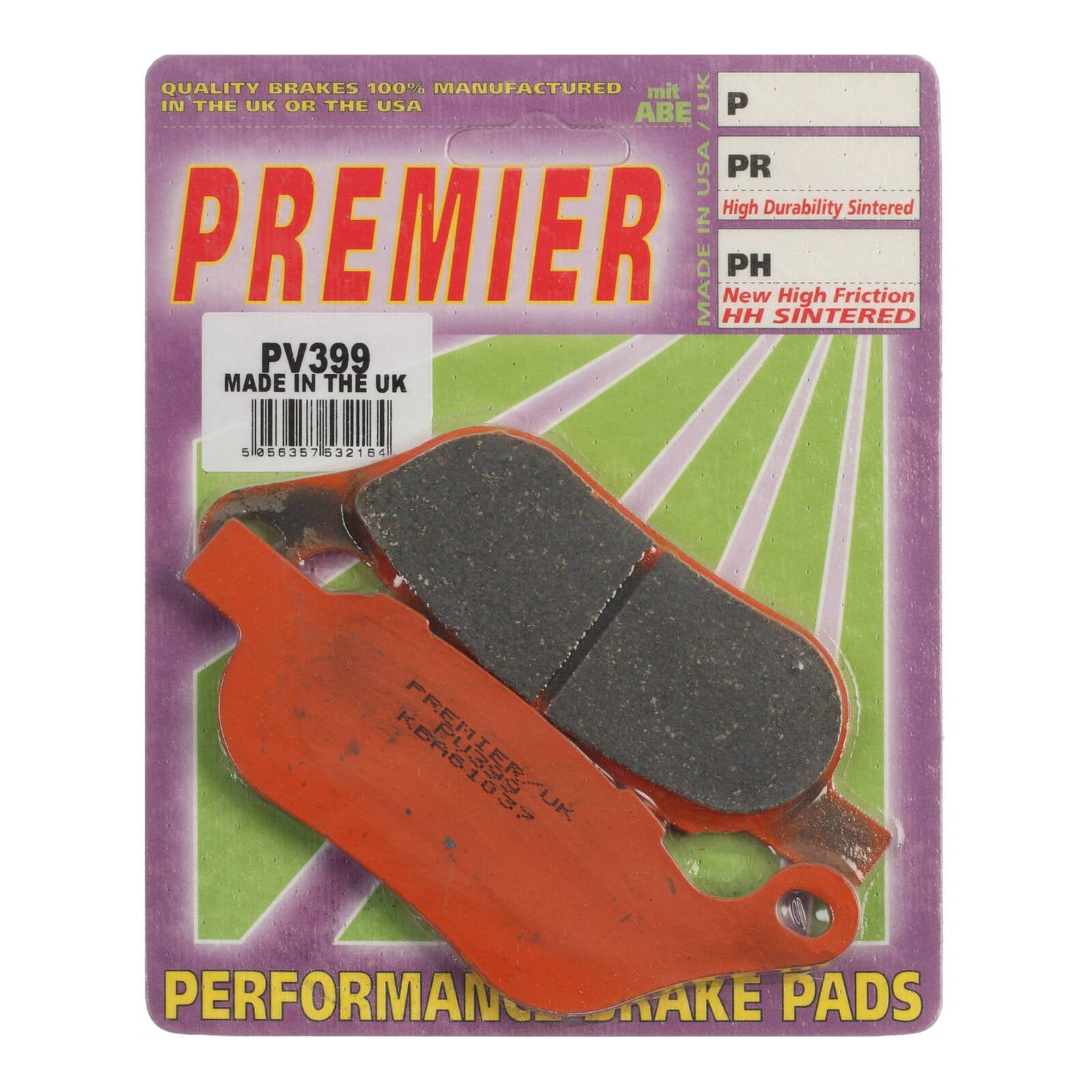 Premier Brake Pads Pv Semi Sintered