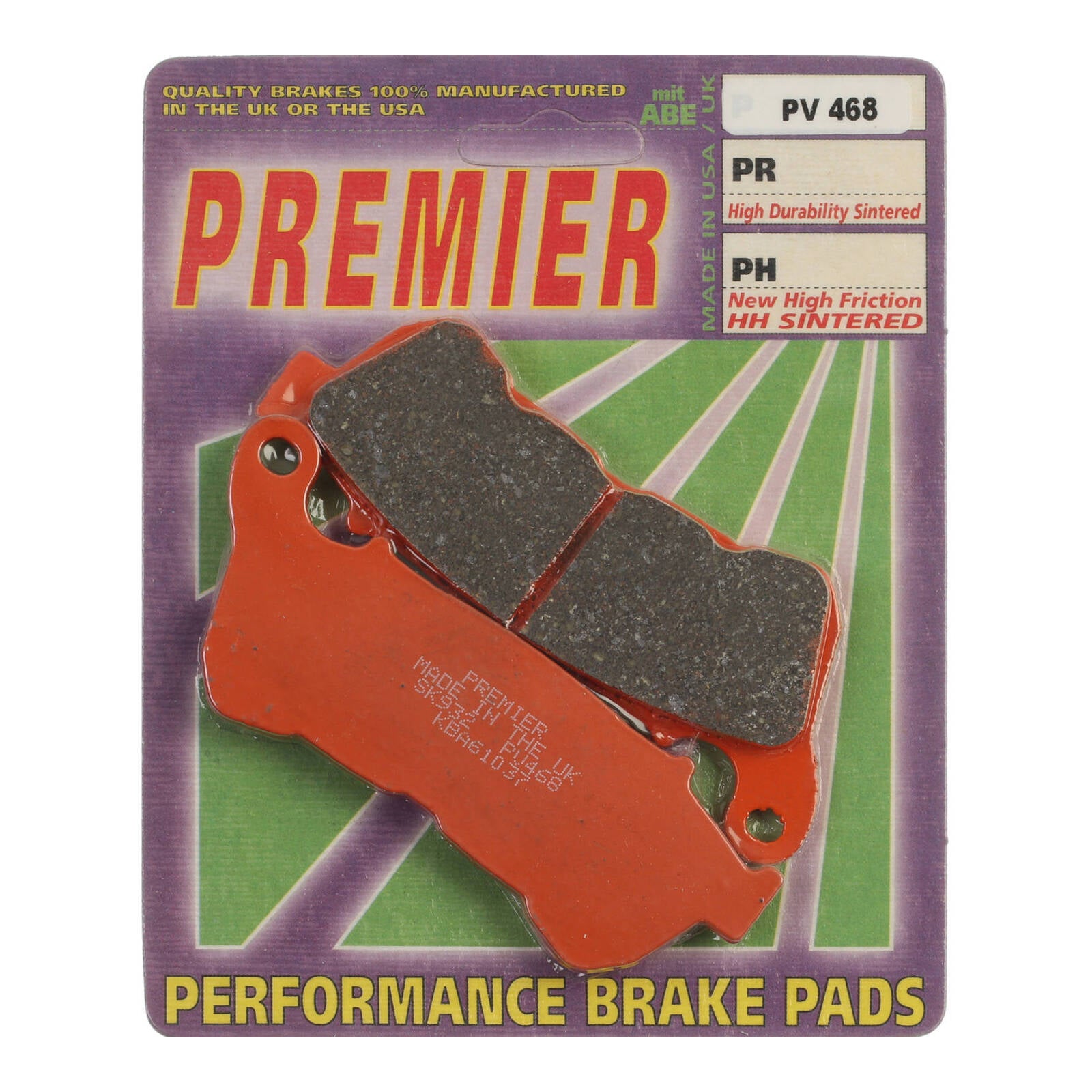 Premier Brake Pads Pv Semi Sintered
