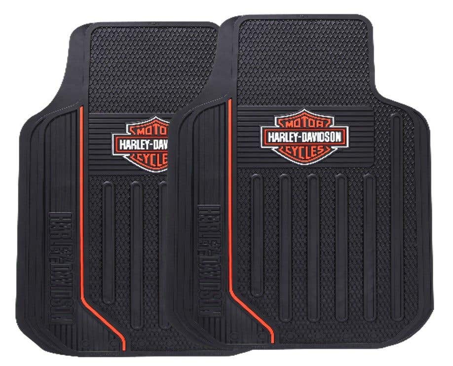 HARLEY-DAVIDSON ELITE SERIES BAR AND SHIELD LOGO NON-CARPETED FLOOR MATS