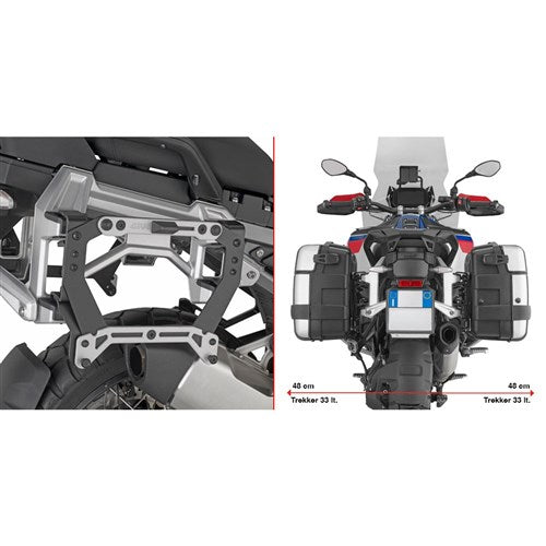 GIVI PANNIER FRAMES ADAPTOR - BMW R1300GS ADVENTURE 25- (ONLY FOR USE WITH OEM PANNIER HOLDER)