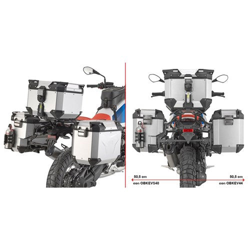 GIVI ONE-FIT PANNIER FRAMES OUTBACK - BMW R12G/S 25- (CAM CONTOURED RHS)