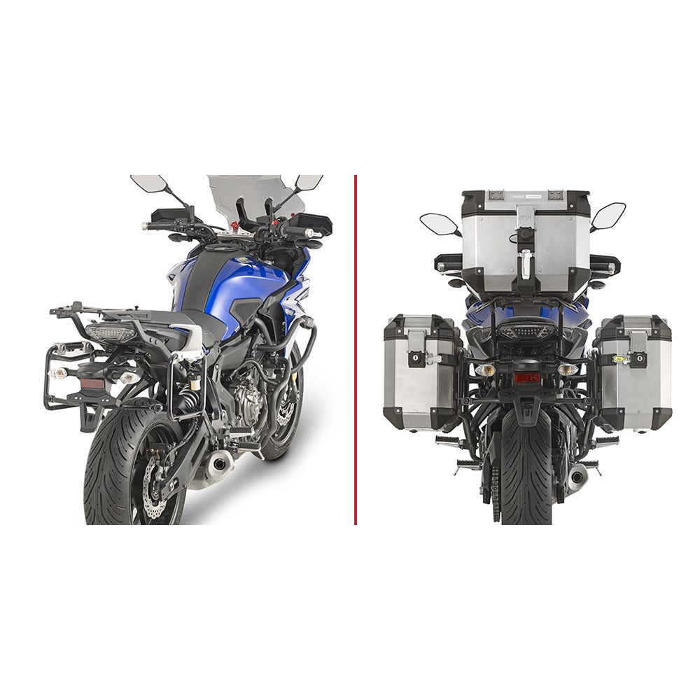 GIVI PANNIER FRAMES OUTBACK RAPID RELEASE - YAMAHA MT-07 TRACER 16-19 (CAM)  [ONC01]