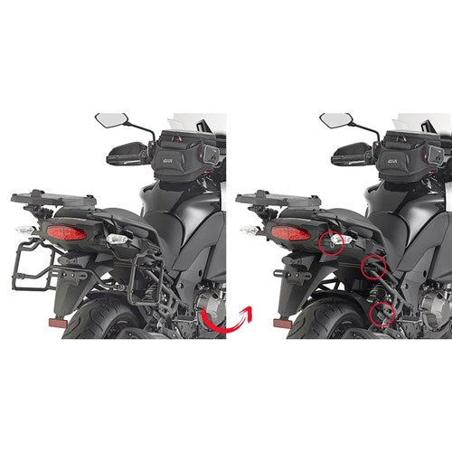 GIVI PANNIER FRAMES RAPID RELEASE - KAWASAKI VERSYS 1000 15-16 (MONOKEY)  [ONC01]