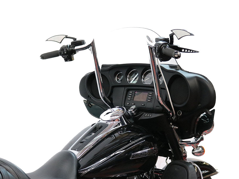 16in. x 1-1/4in. Bagger Monkey Handlebar - Black. Fits Ultra Models 1996-2024 and Street Glide 1996-2023 - Bagger Nation