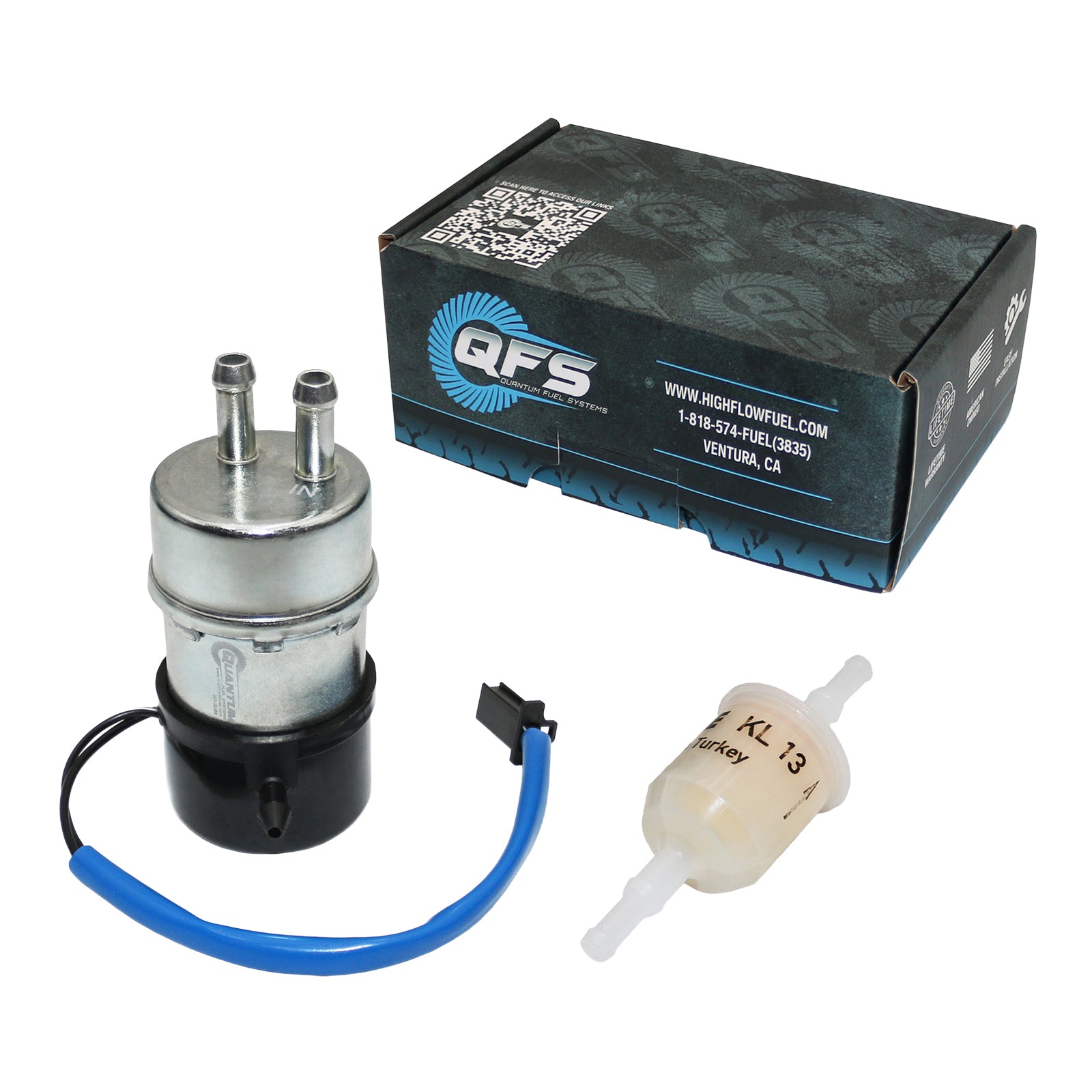 Quantum Frame Mounted Electric Fuel Pump With Filter