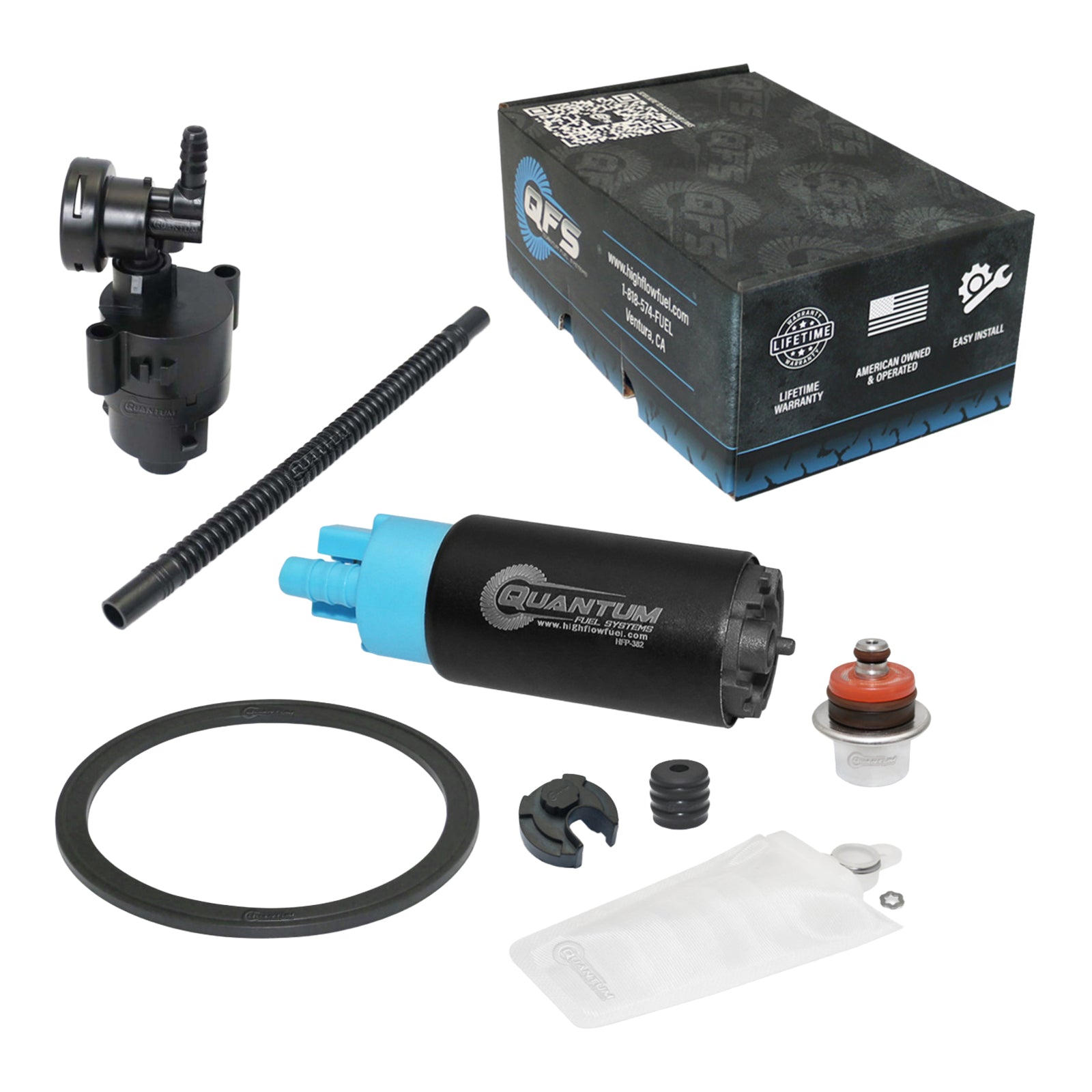 Quantum In Tank Efi Fuel Pump With Regulator + Tank Seal + Filter