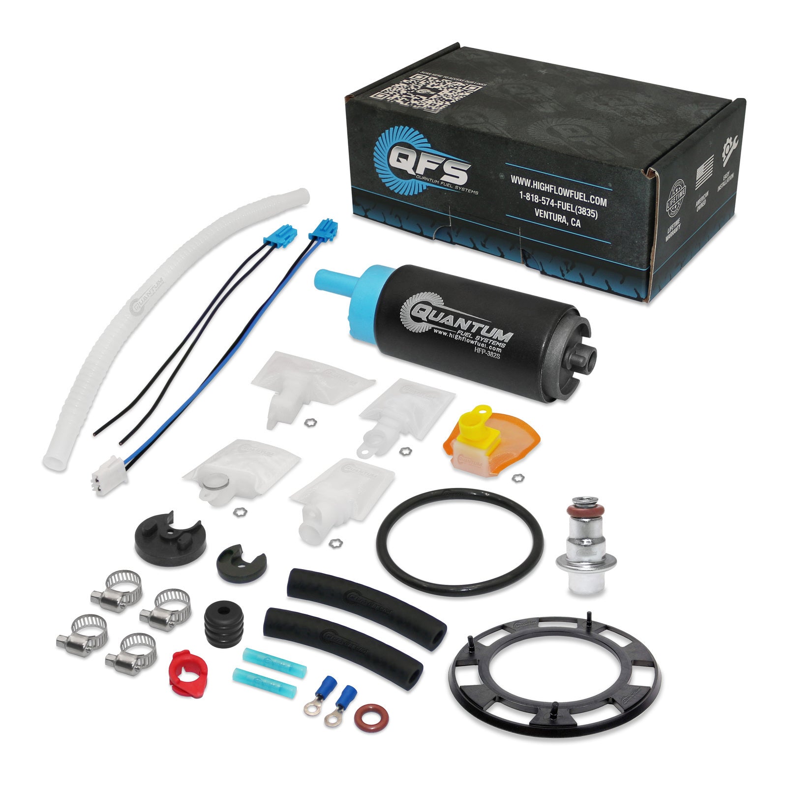 Quantum In Tank Efi Fuel Pump With Regulator + Tank Seal