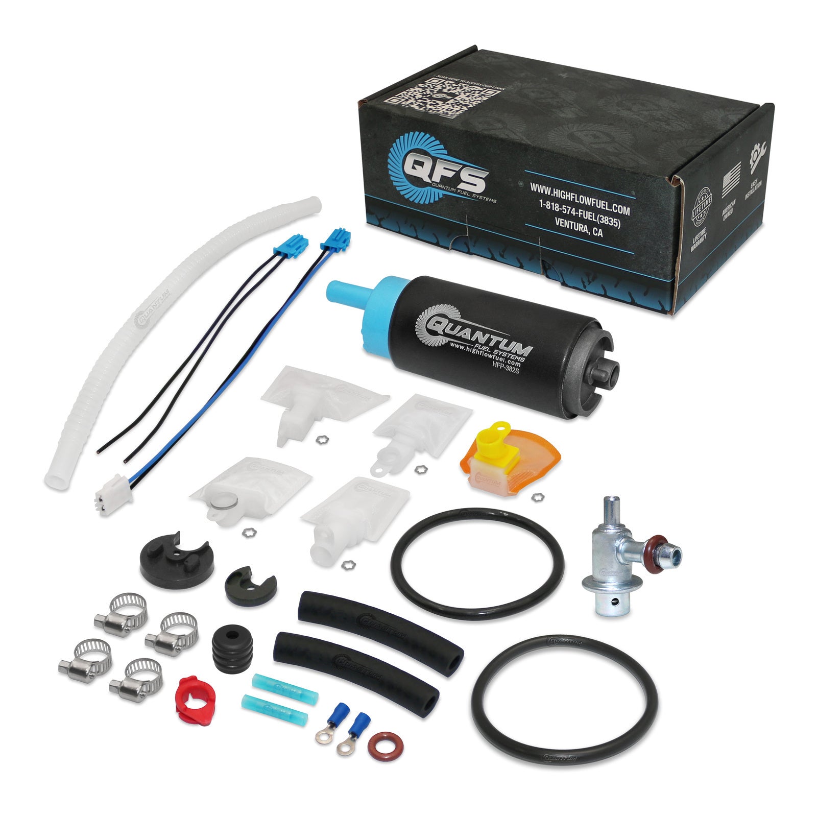Quantum In Tank Efi Fuel Pump With Regulator + Tank Seal