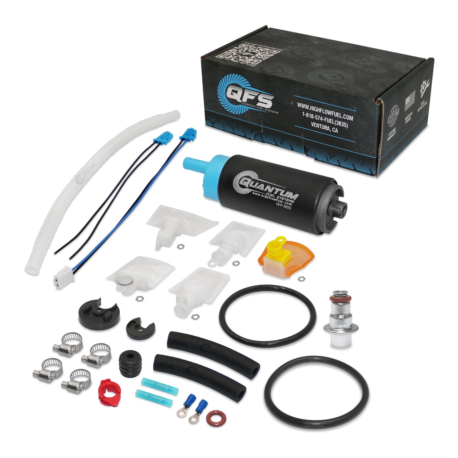 Quantum In Tank Efi Fuel Pump With Regulator + Tank Seal