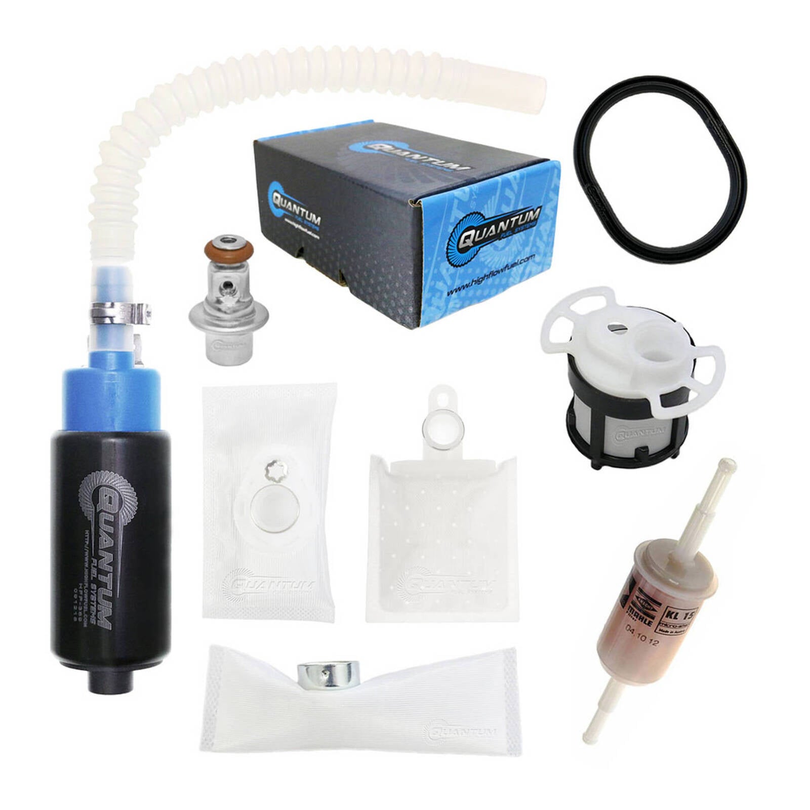 Quantum In Tank Efi Fuel Pump With Regulator + Tank Seal + Filter