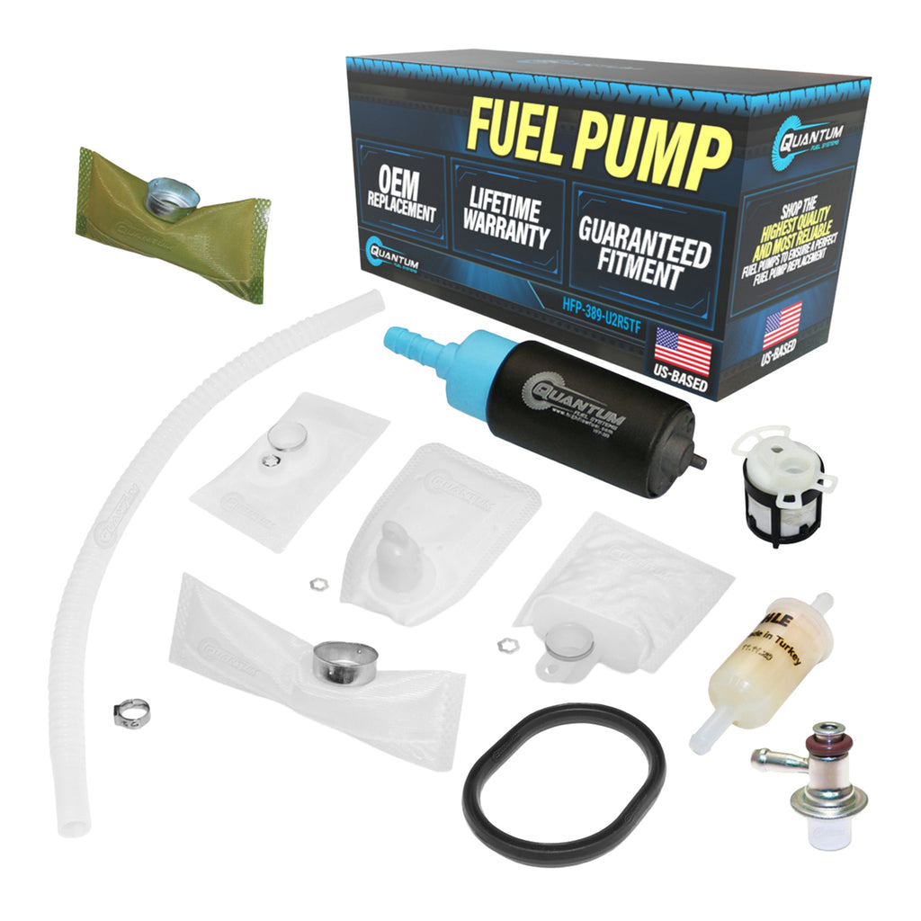 Quantum In Tank Efi Fuel Pump With Regulator + Tank Seal + Filter
