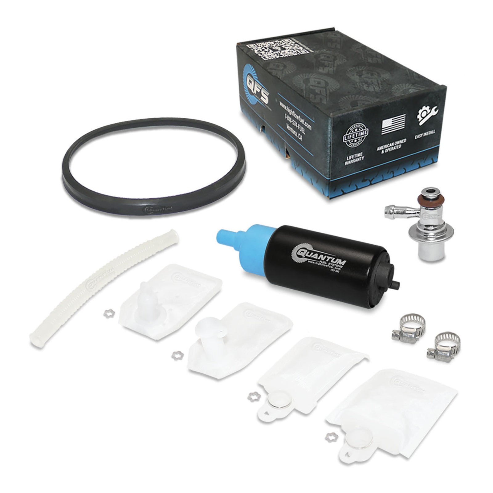 Quantum In Tank Efi Fuel Pump With Regulator + Tank Seal