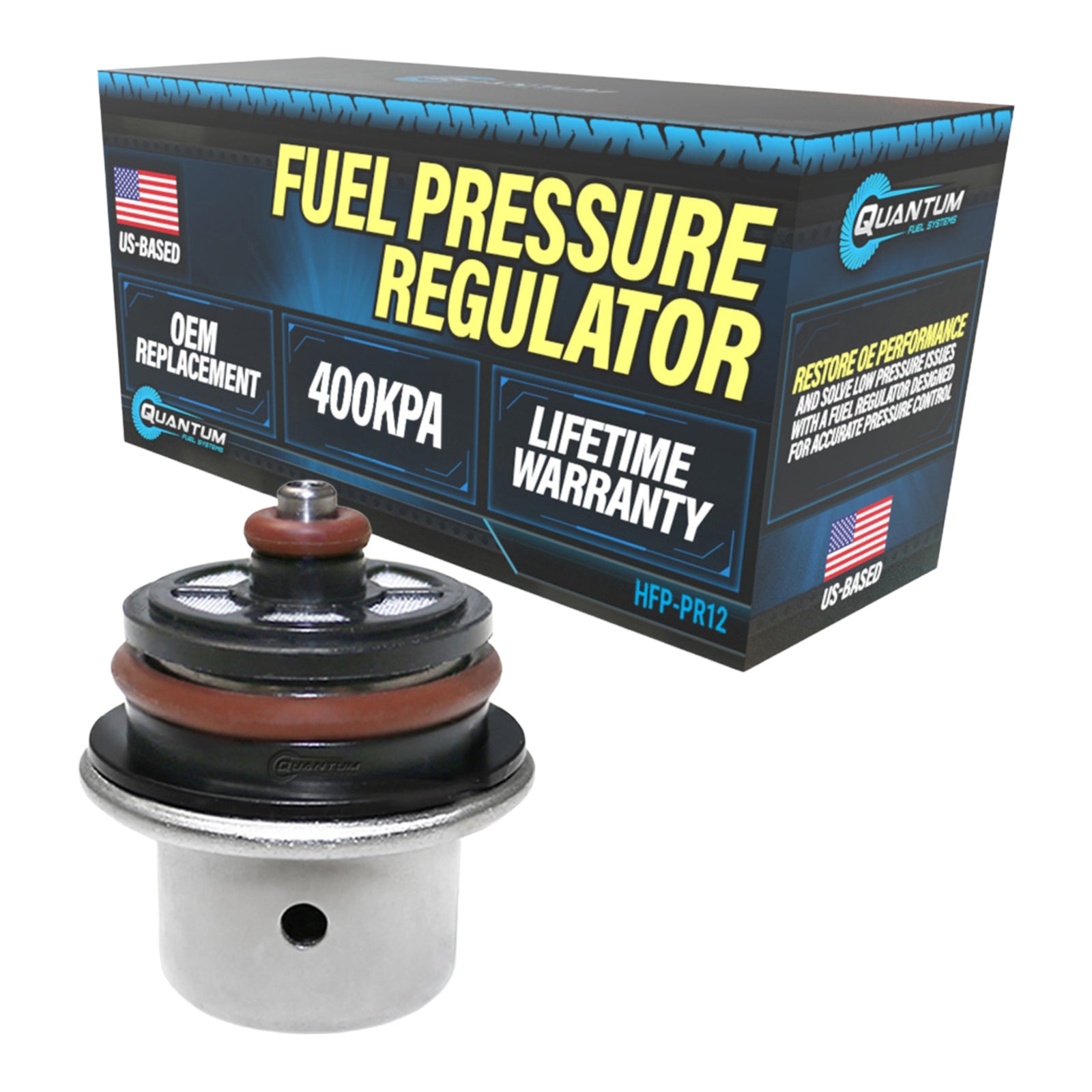 Quantum Fuel Pressure Regulator 58Psi + 400Kpa