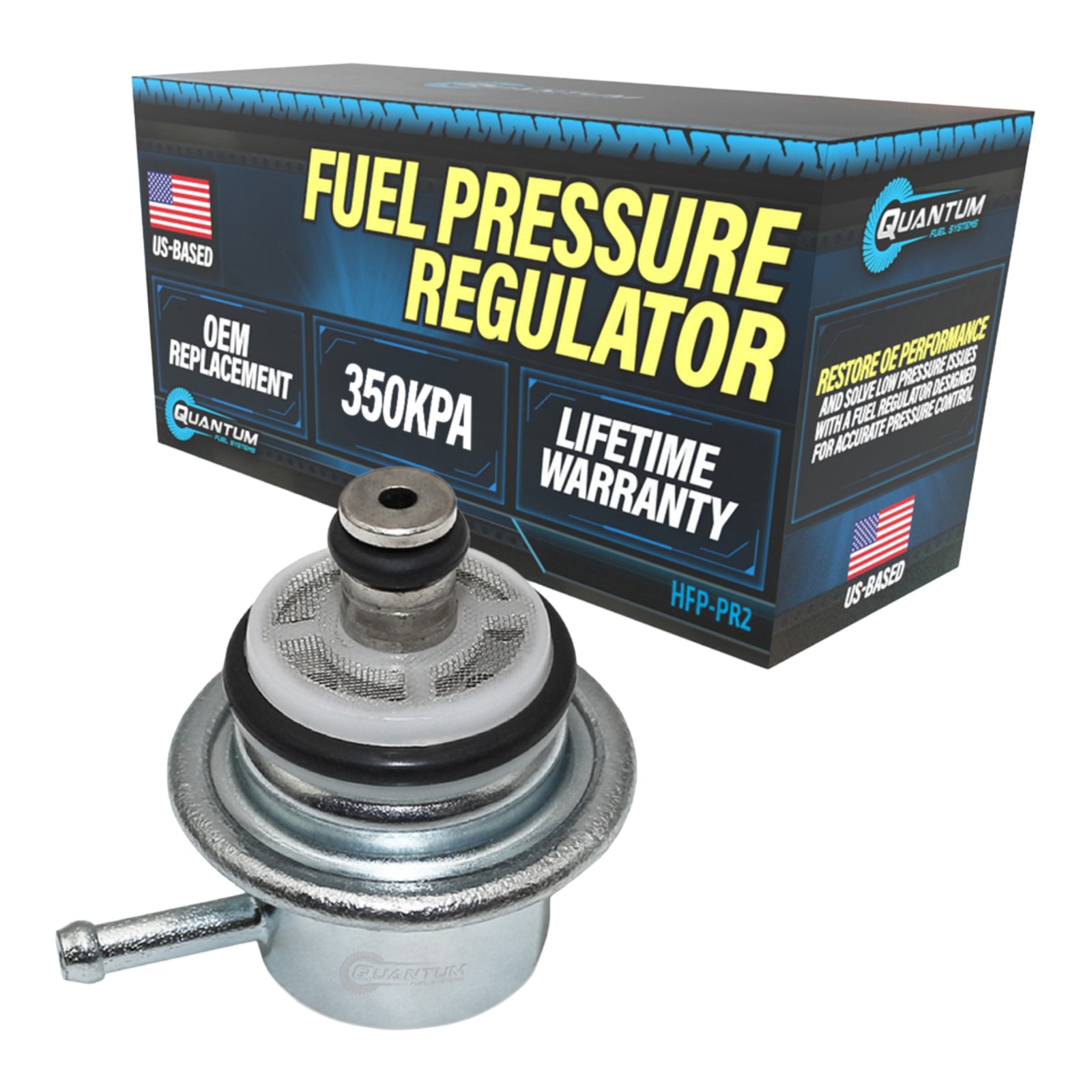 Quantum Fuel Pressure Regulator 43Psi + 300Kpa