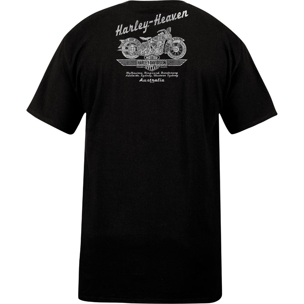 HARLEY-DAVIDSON MENS HOT OIL SHORT SLEEVE TEE
