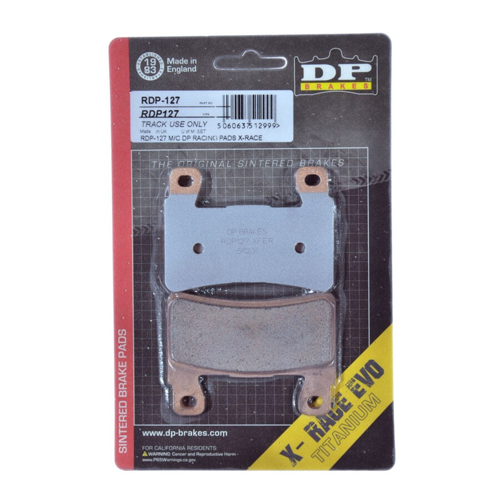 DP HD RDP X-RACE TITANIUM BRAKE PADS (FA265 296|FDB2079 2114)