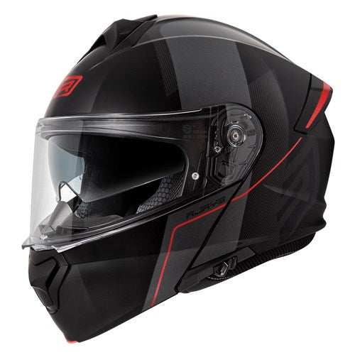 RJAYS TOURTECH V HELM STRIVE BLK/GRY/RED (XS)