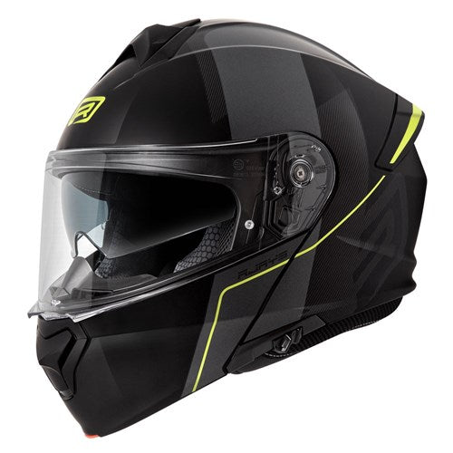 RJAYS TOURTECH V HELM STRIVE BLK/GRY/YLW (2XL)