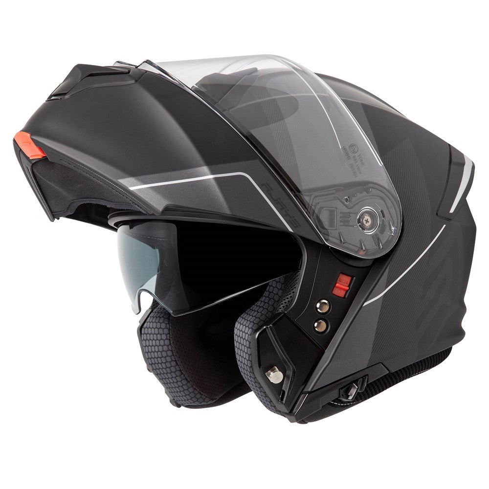 RJAYS TOURTECH V HELM STRIVE MATTE BLK/ANTH (XL)