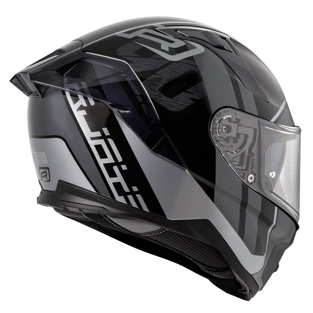 RJAYS DOMINATOR III HELM SPRINT BLK/GRY (SM)
