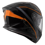 RJAYS APEX IV HELM RAKER BLK/GRY/ORG (SM)