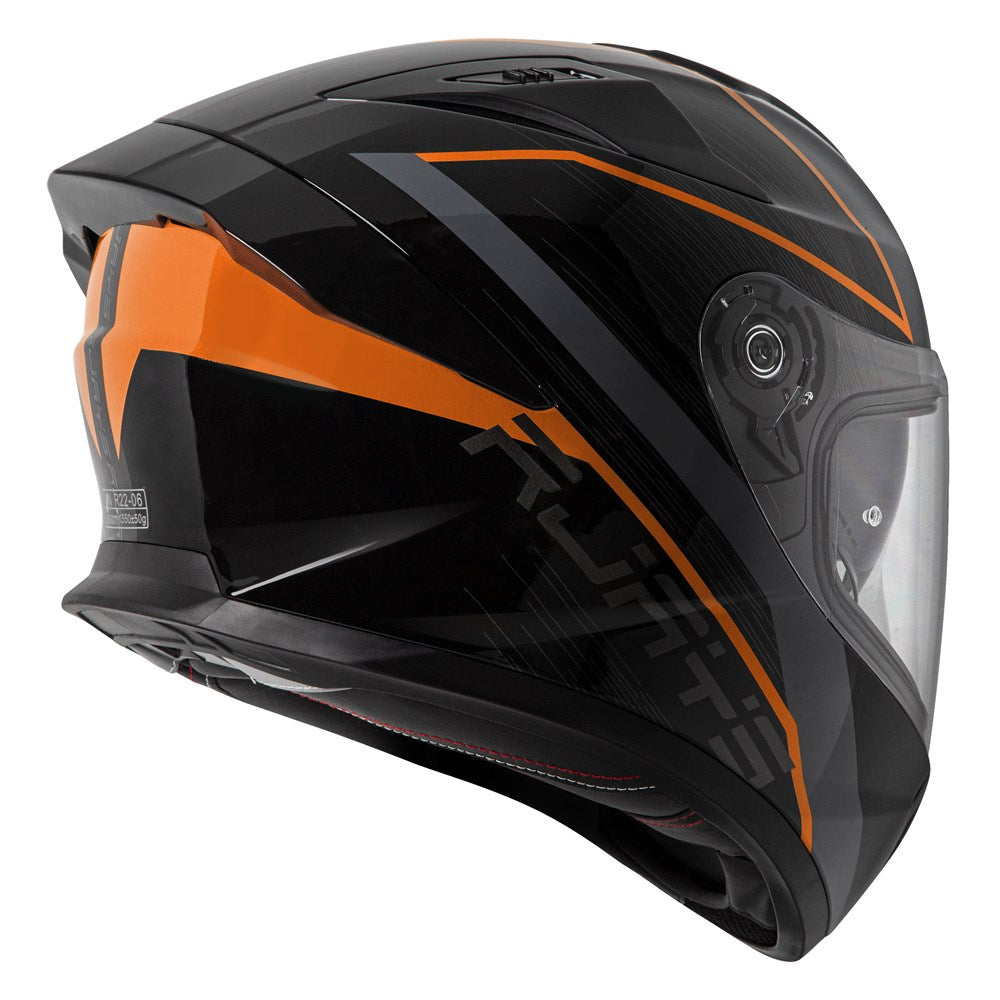 RJAYS APEX IV HELM RAKER BLK/GRY/ORG (MD)